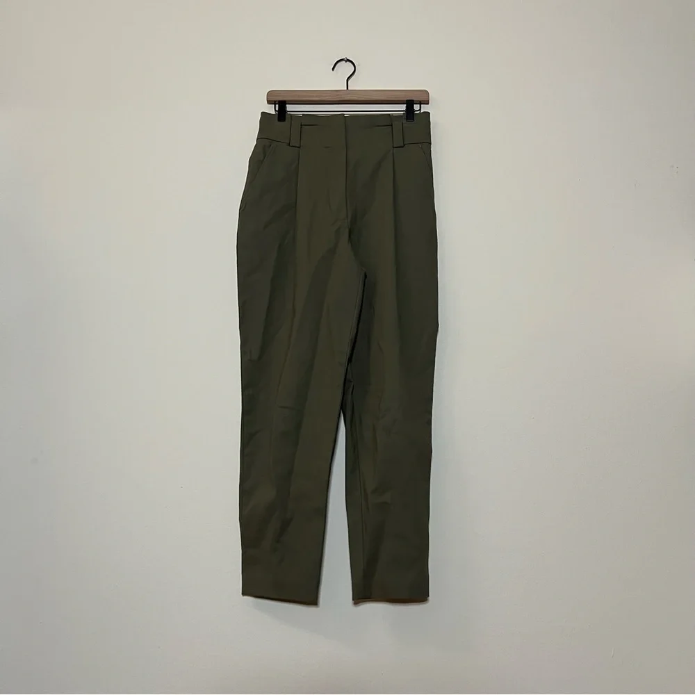 A.L.C. Diego Paperbag Pant in Olive Green Size 4 - Picture 4 of 8